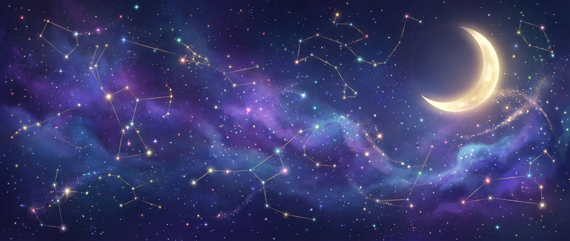 星空背景 - 美里麻衣 | 每日星座运势与塔罗占卜